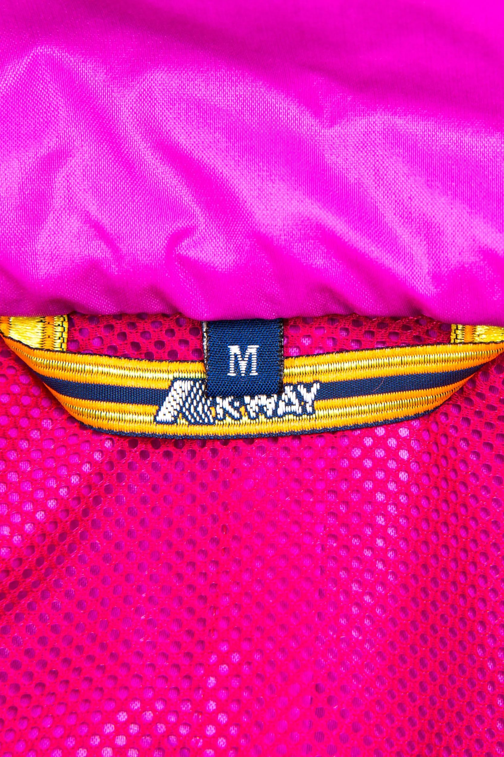 00's Pink K-Way Waterproof Rain Jacket
