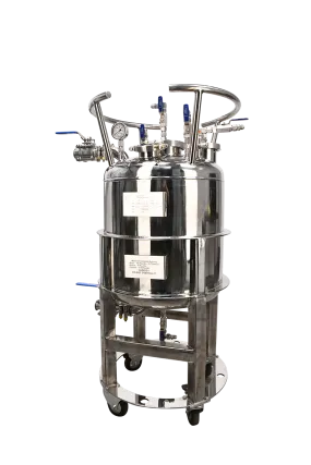 156lb ASME Single-Jacketed Solvent Tank or Collection Vessel | V1 | Assembled