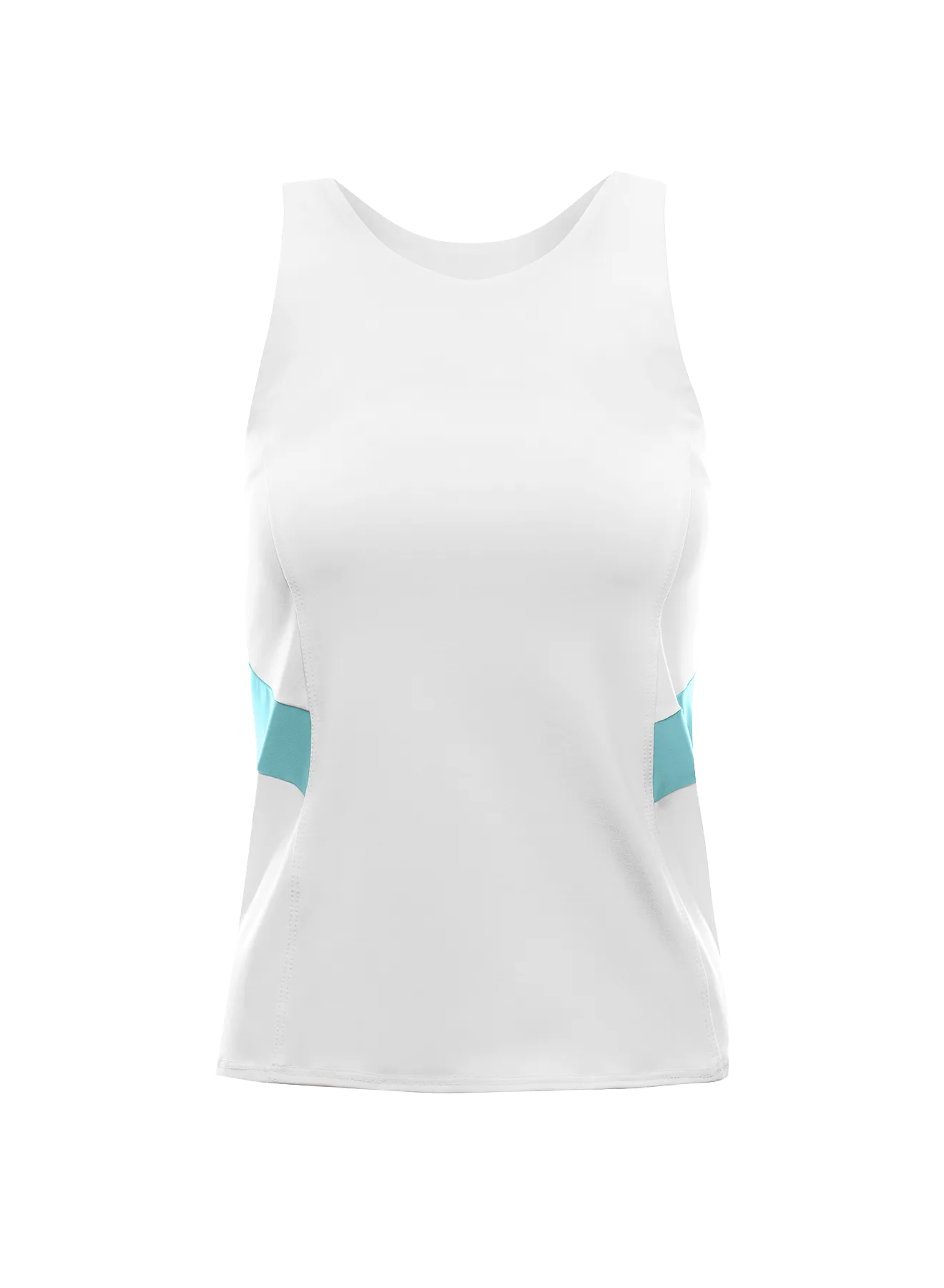 197223-182 | COLORBLOCK TANK | WHITE/ANGEL
