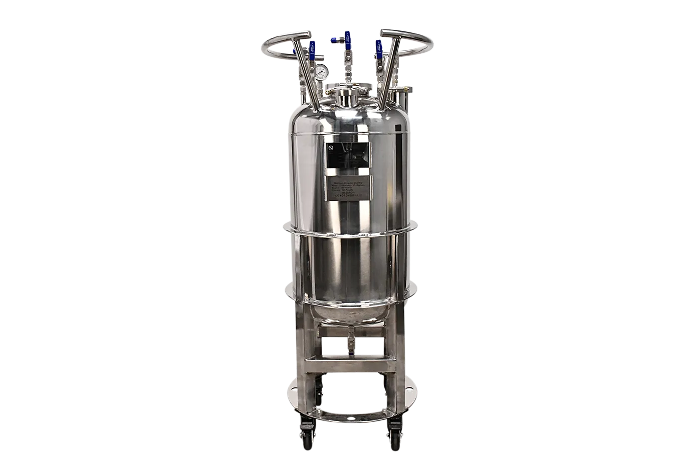 312lb ASME Non-Jacketed Solvent Tank | V1 | Assembled