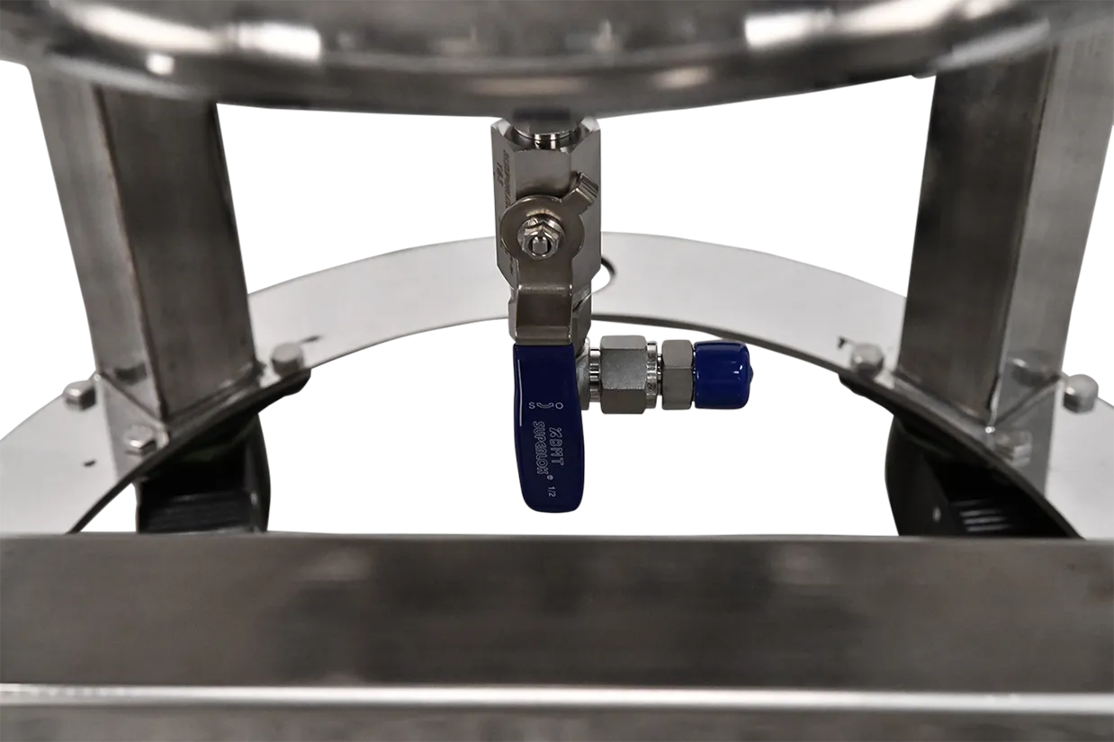 312lb ASME Non-Jacketed Solvent Tank | V1 | Assembled
