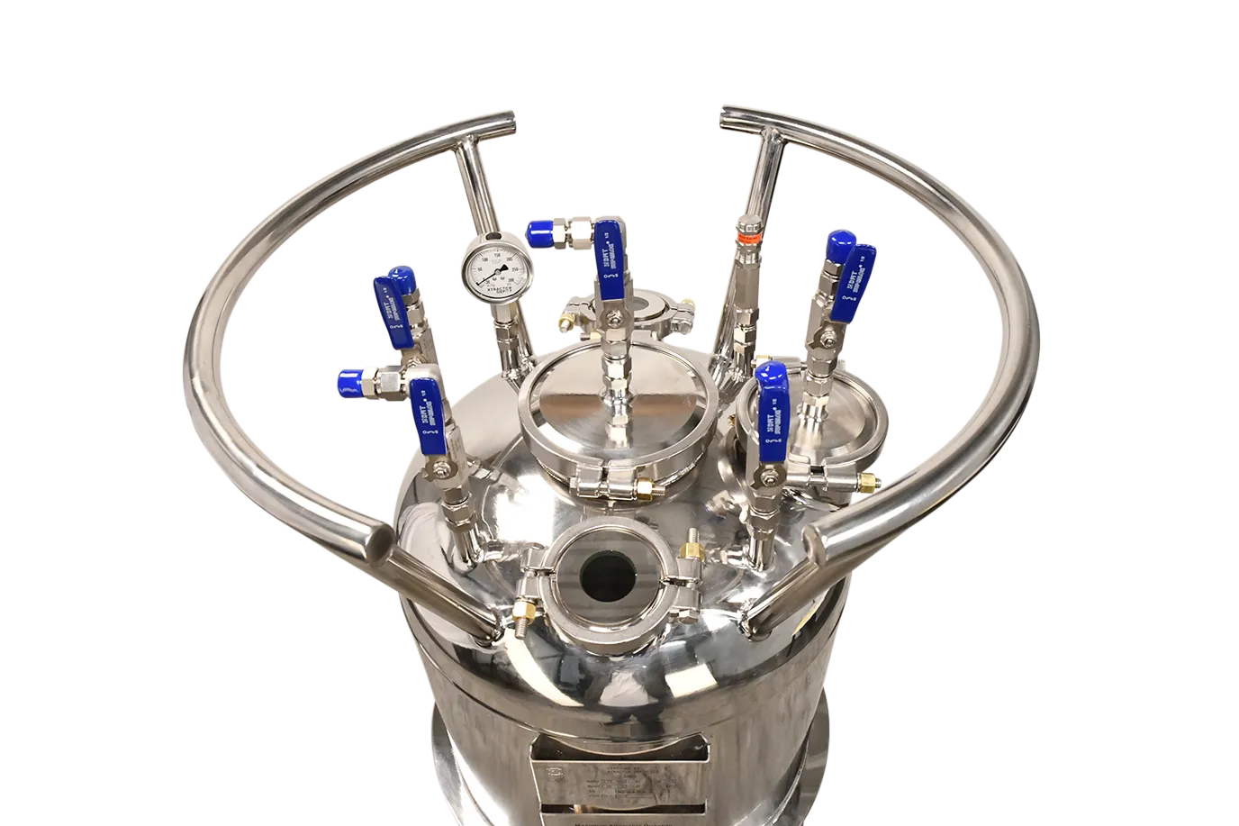 312lb ASME Non-Jacketed Solvent Tank | V1 | Assembled