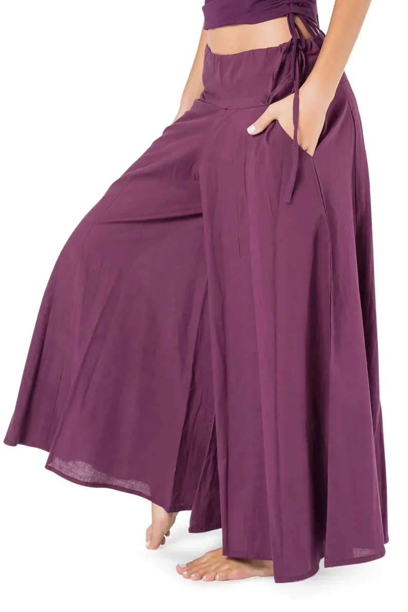 AIKIDO LOOSE SKIRT PANTS