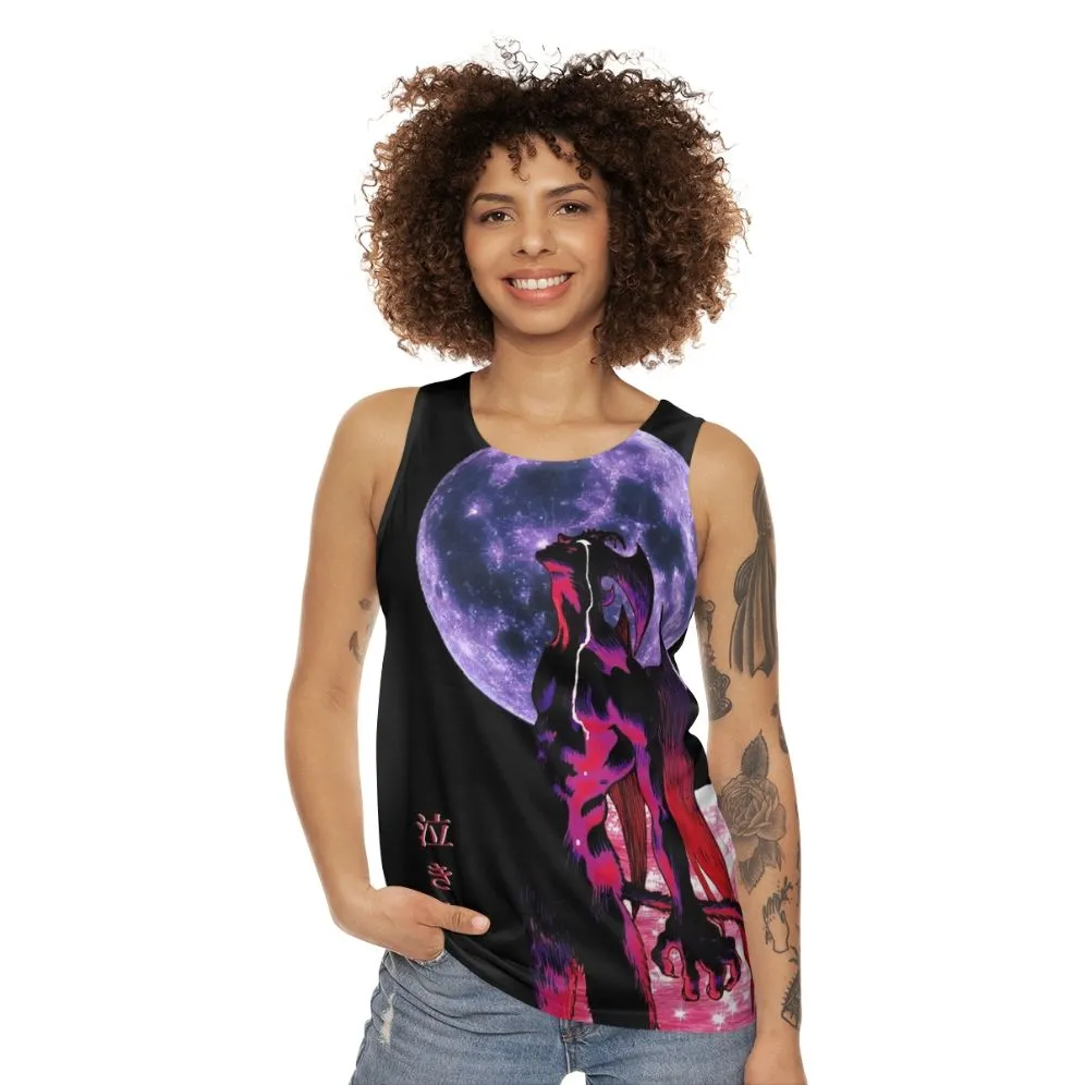 Akira Devilman Crybaby Unisex 90s Aesthetic Glitter Tank Top
