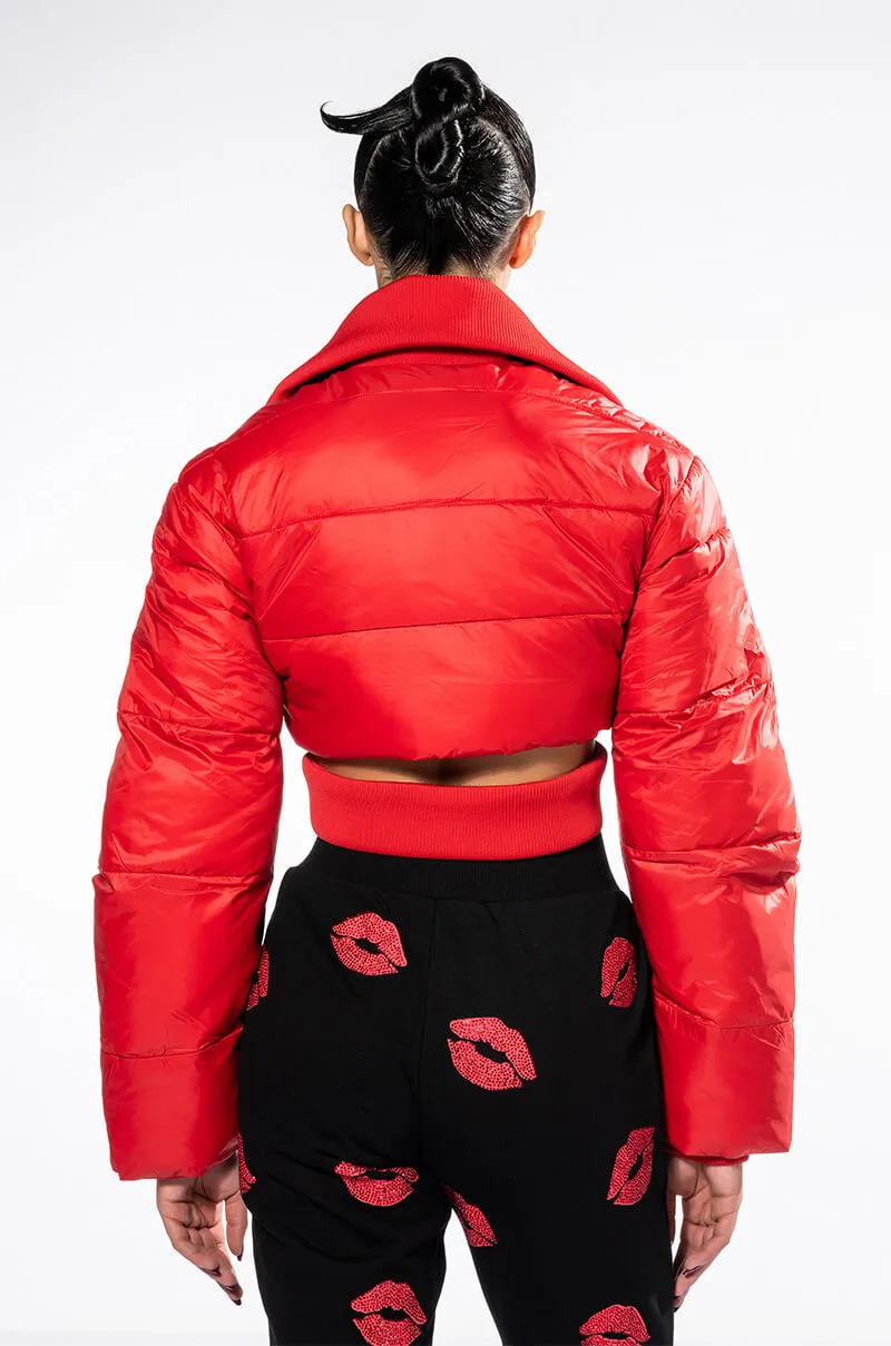 ALL IN MOTION CROP PUFFER