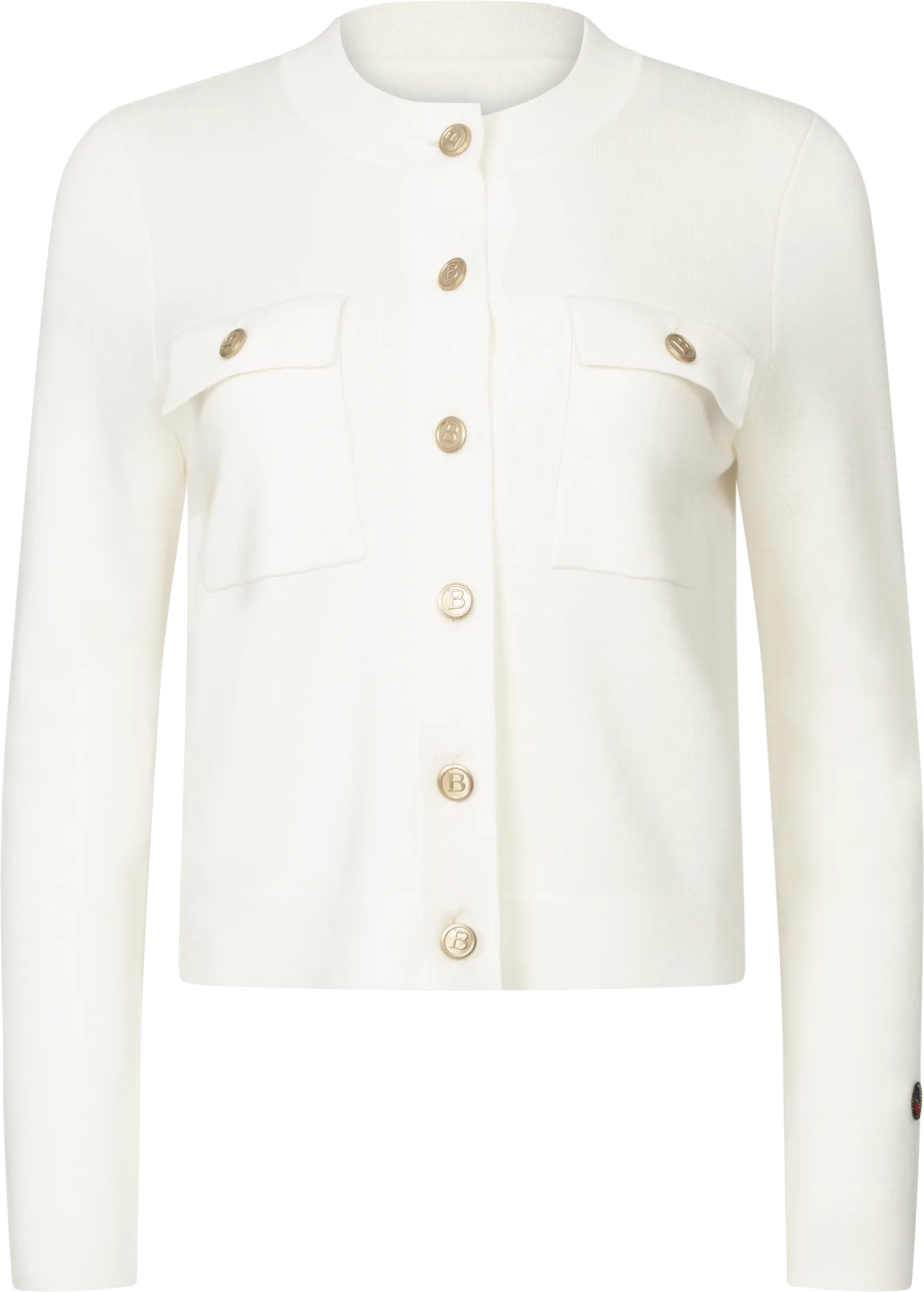 Allie Solid Cardigan - Ecru