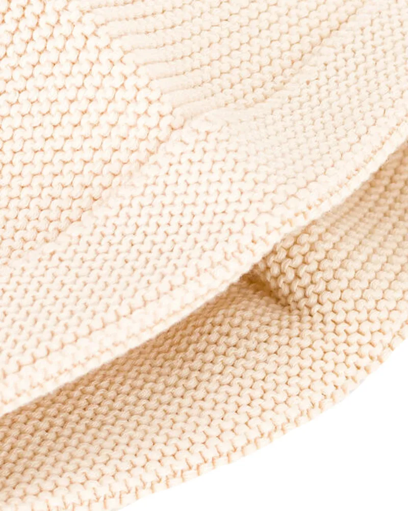 Baby Ivory Cotton Knit Hat