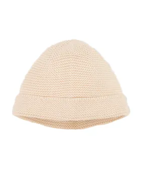 Baby Ivory Cotton Knit Hat