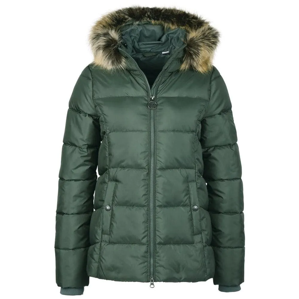 Barbour Midhurst Quilted Jacket In Green