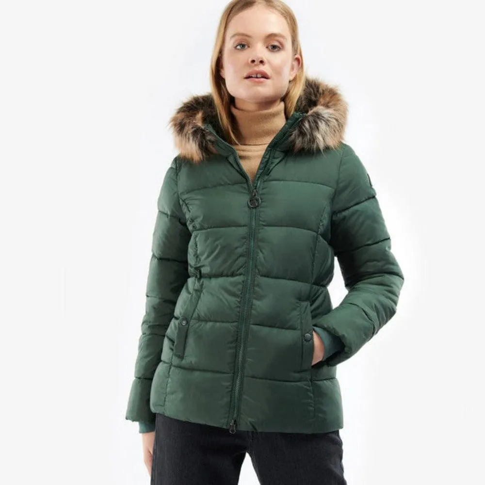 Barbour Midhurst Quilted Jacket In Green