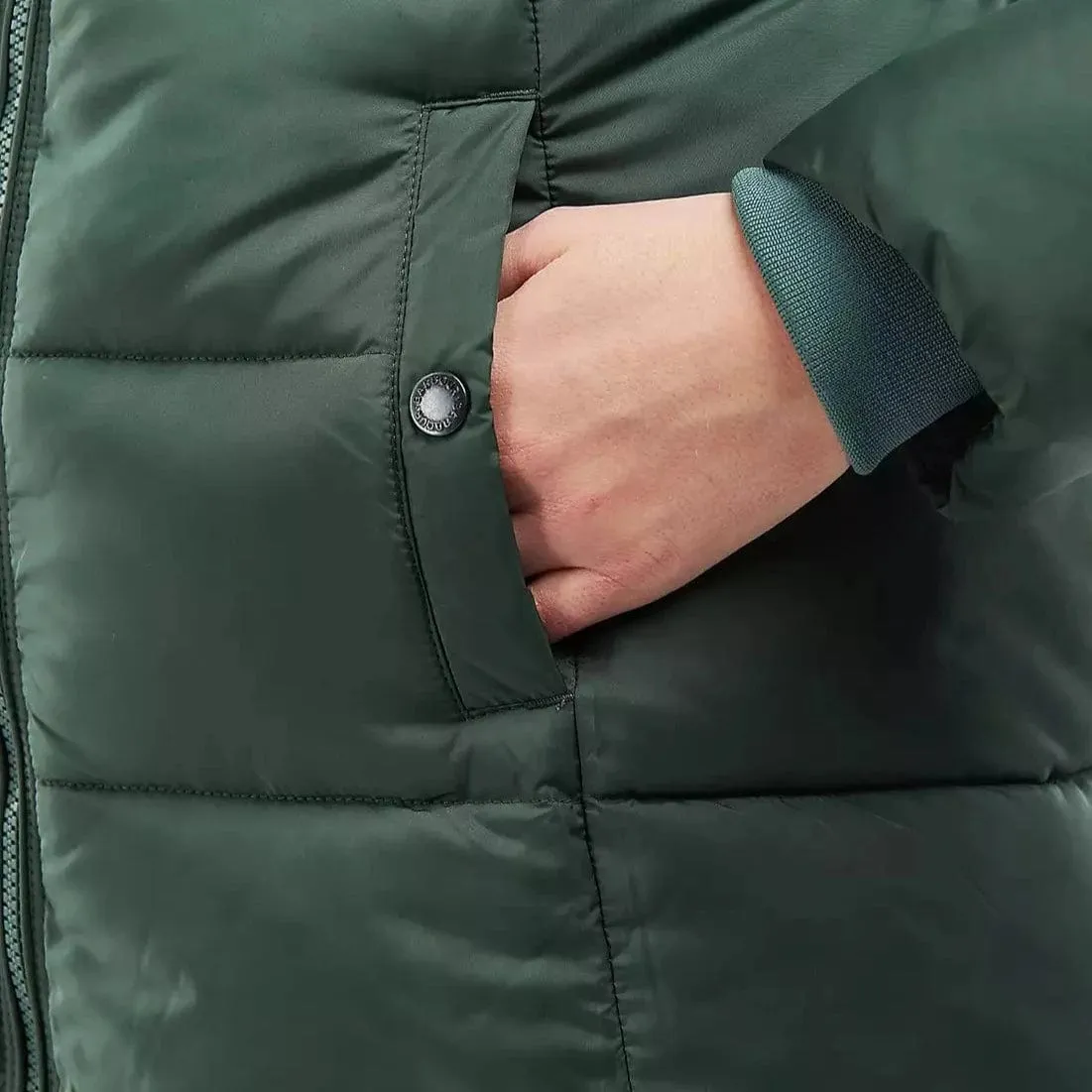 Barbour Midhurst Quilted Jacket In Green