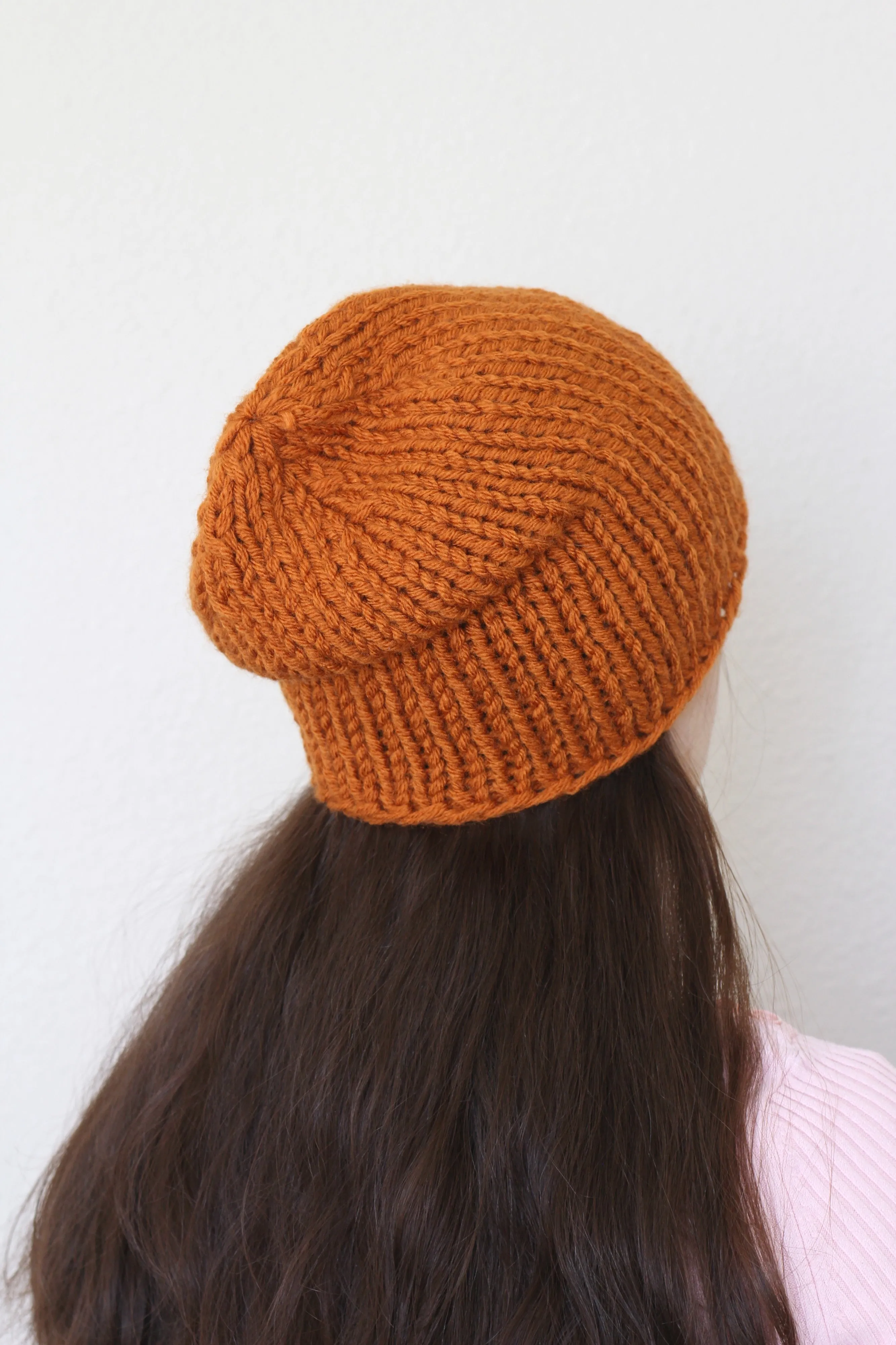 Beanie hat, knit hat, slouchy hat, knit beanie in dark grey color tweed hat