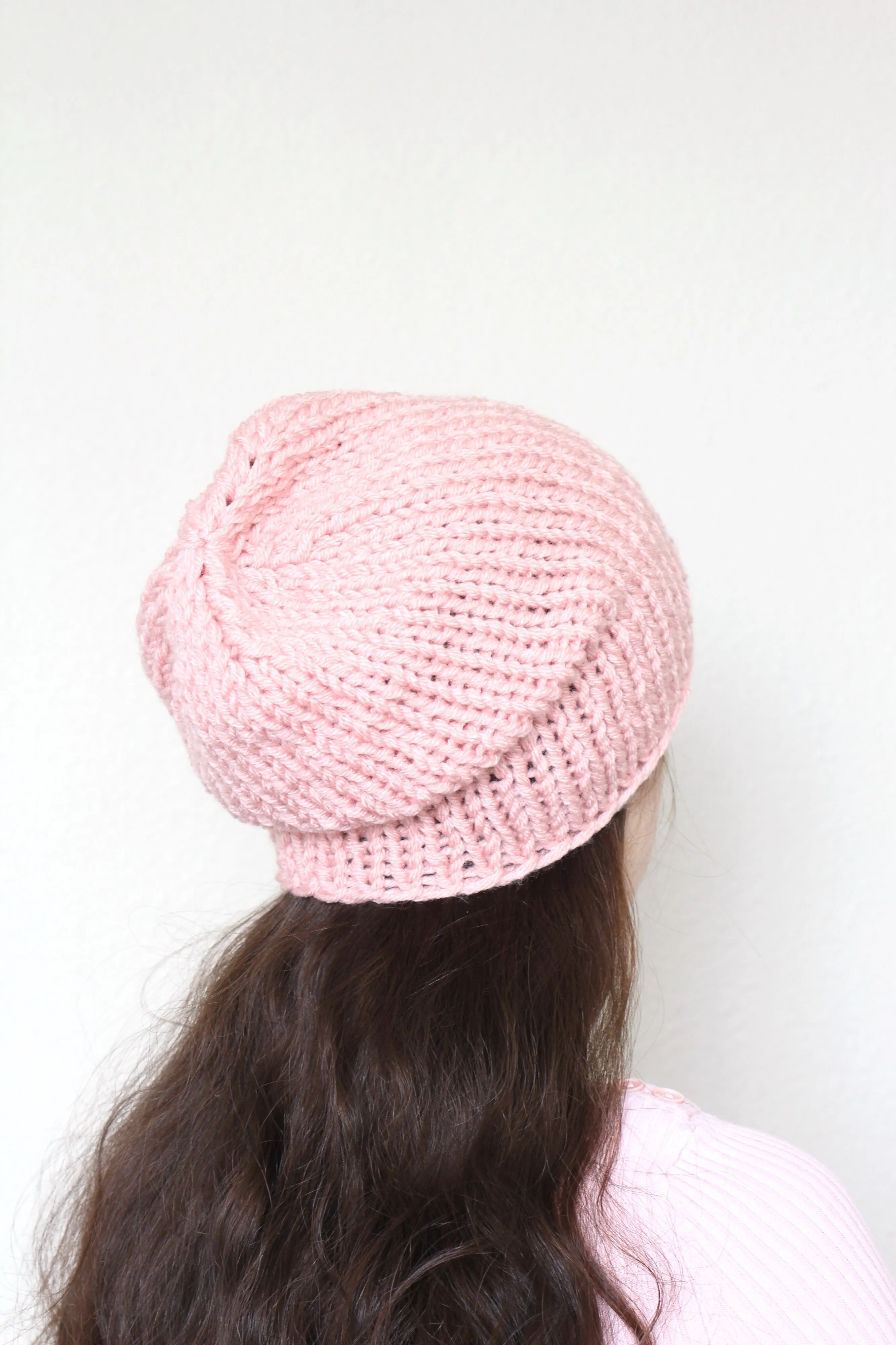 Beanie hat, knit hat, slouchy hat, knit beanie in dark grey color tweed hat