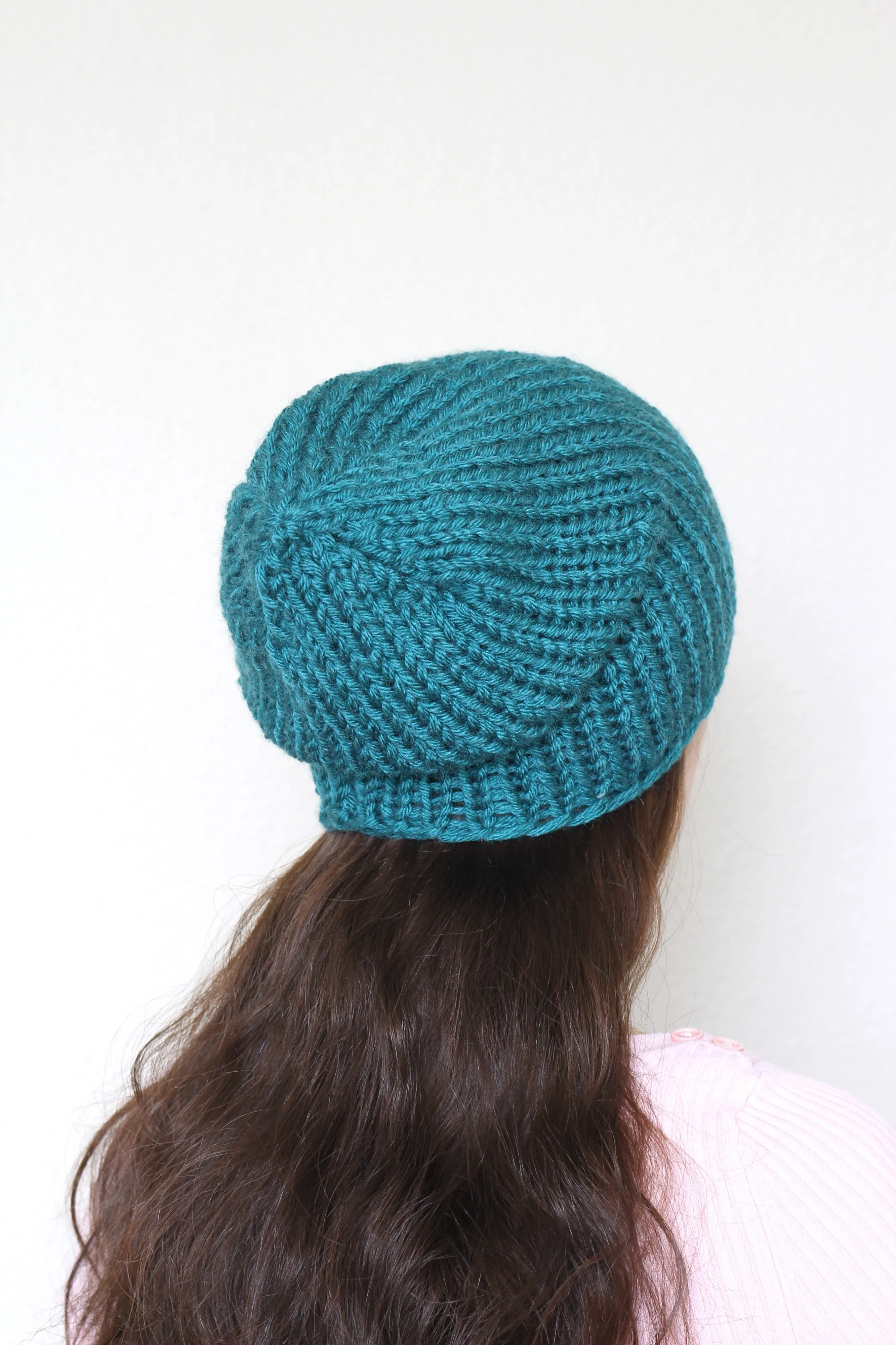 Beanie hat, knit hat, slouchy hat, knit beanie in dark grey color tweed hat
