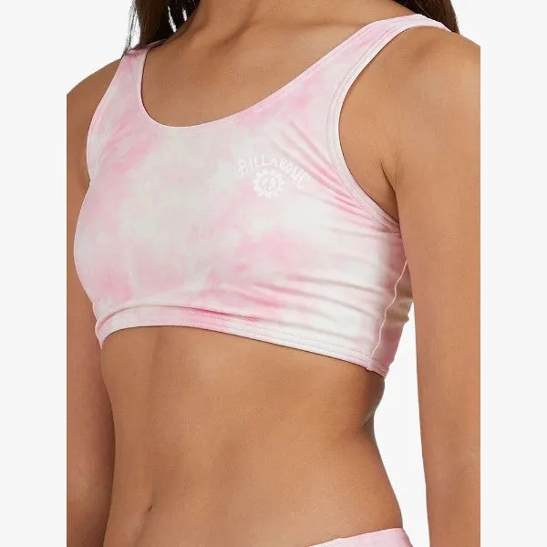 Billabong Girls Pretty In Pink Crop Bikini Top