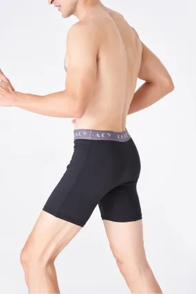 Black Compression Shorts for Men
