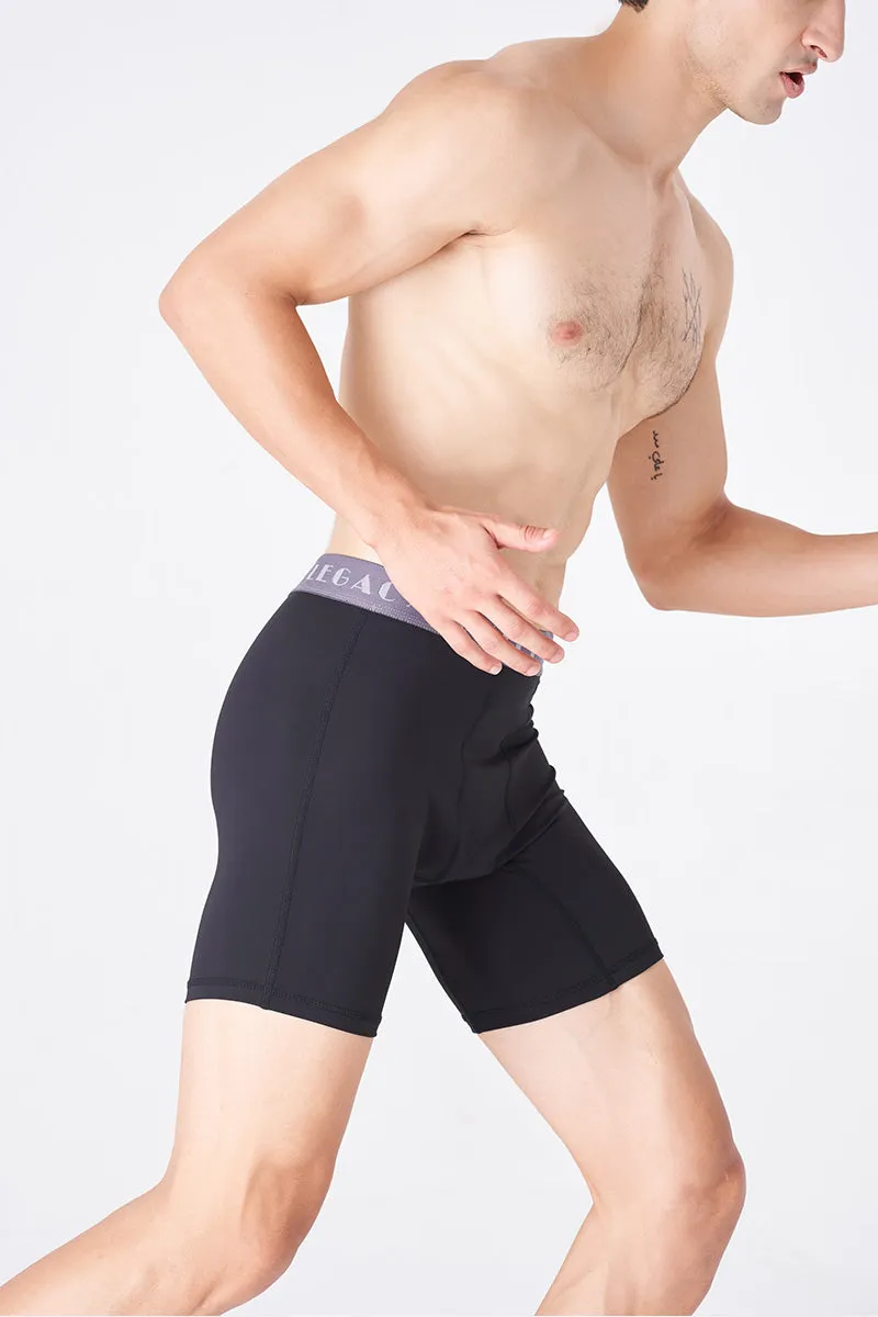 Black Compression Shorts for Men