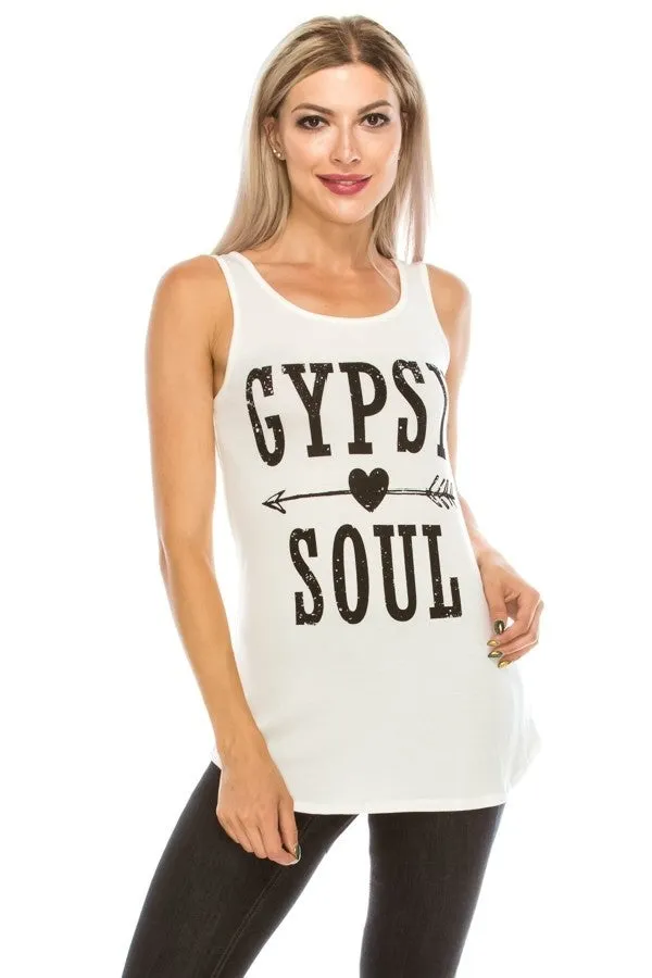 Boho Gypsy soul flows tank top