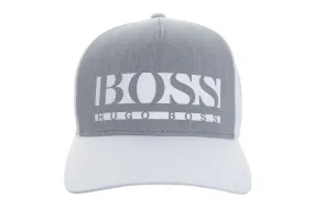 BOSS Cap-Crop Cap in White
