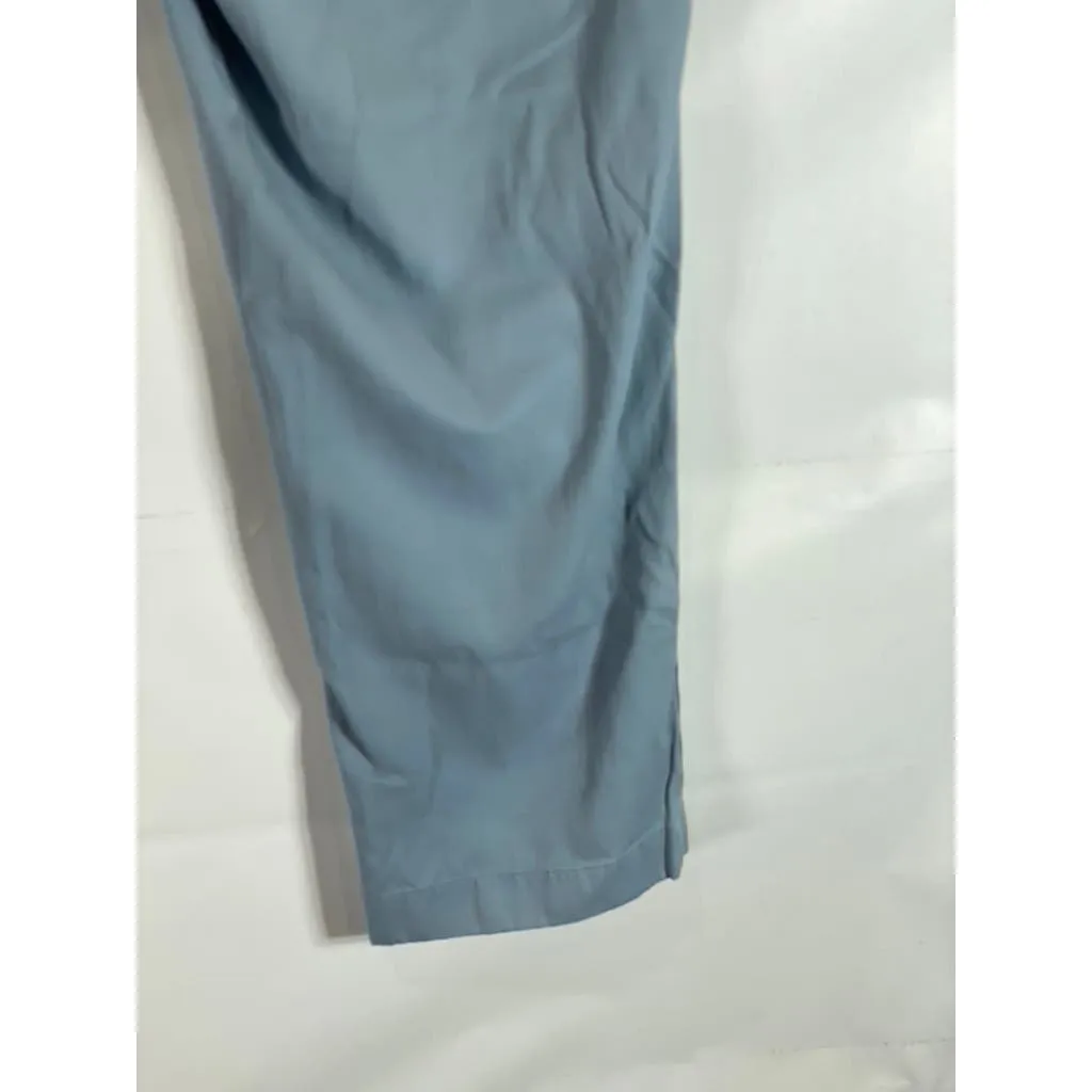 BROOKS BROTHERS Men's Blue Milano Slim-Fit Stretch Supima Chino Pants SZ 38X30