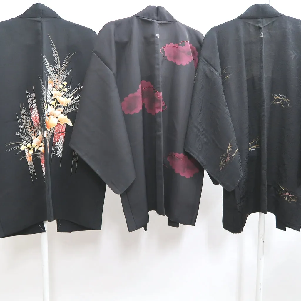 Bundle 15pcs Silk Haori Jacket Wholesale Bulk Free Shipping #576
