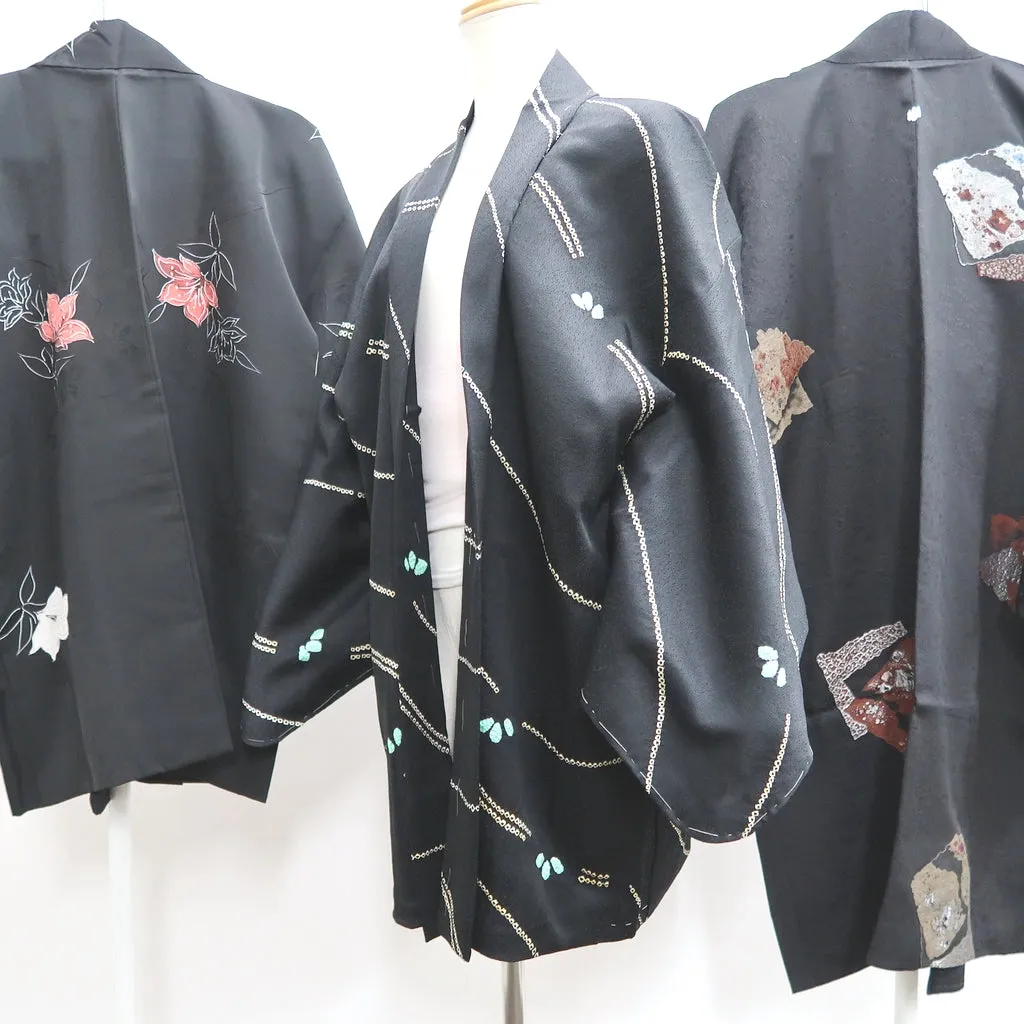 Bundle 15pcs Silk Haori Jacket Wholesale Bulk Free Shipping #576
