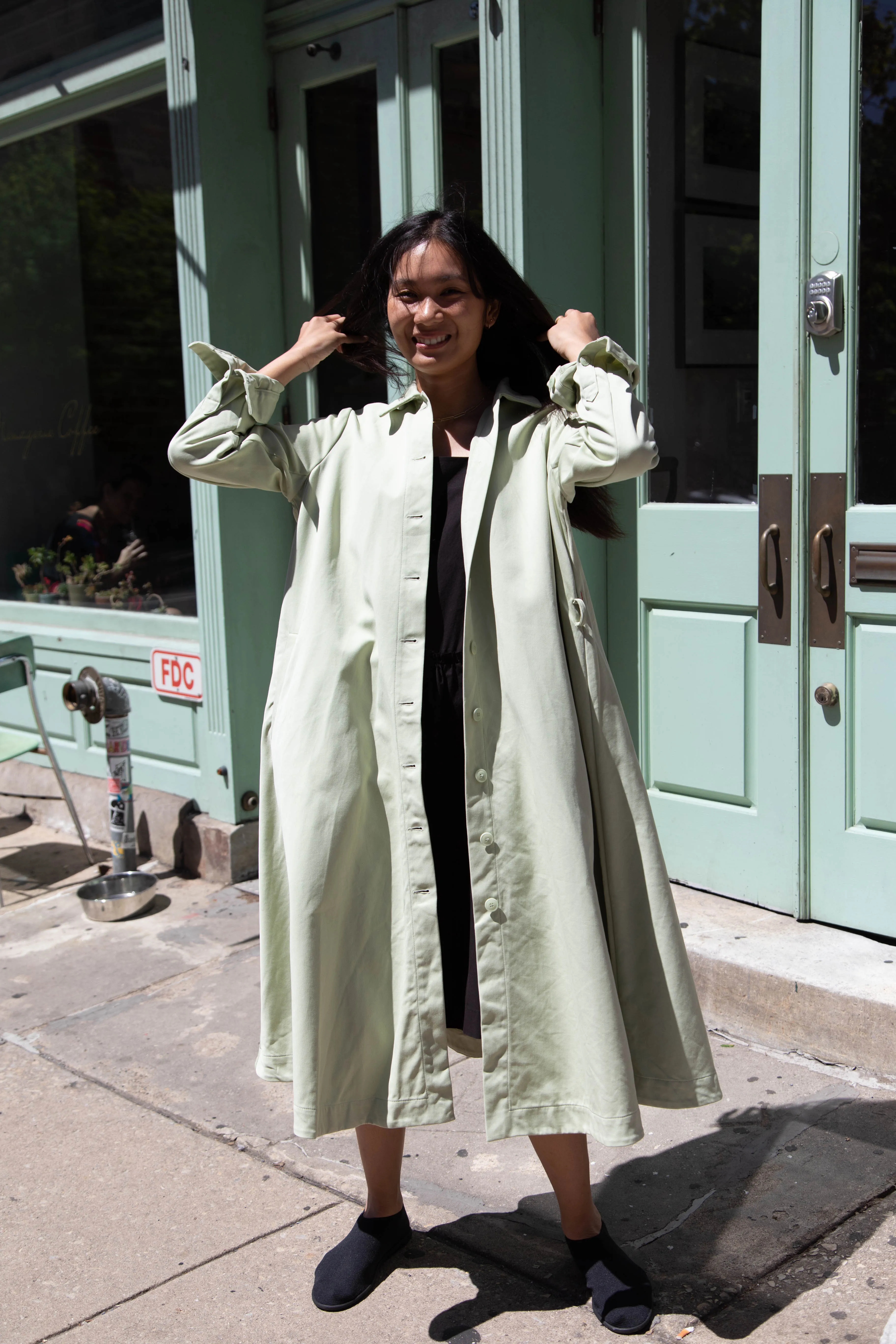 Casey Casey | Isa Coat in Jade