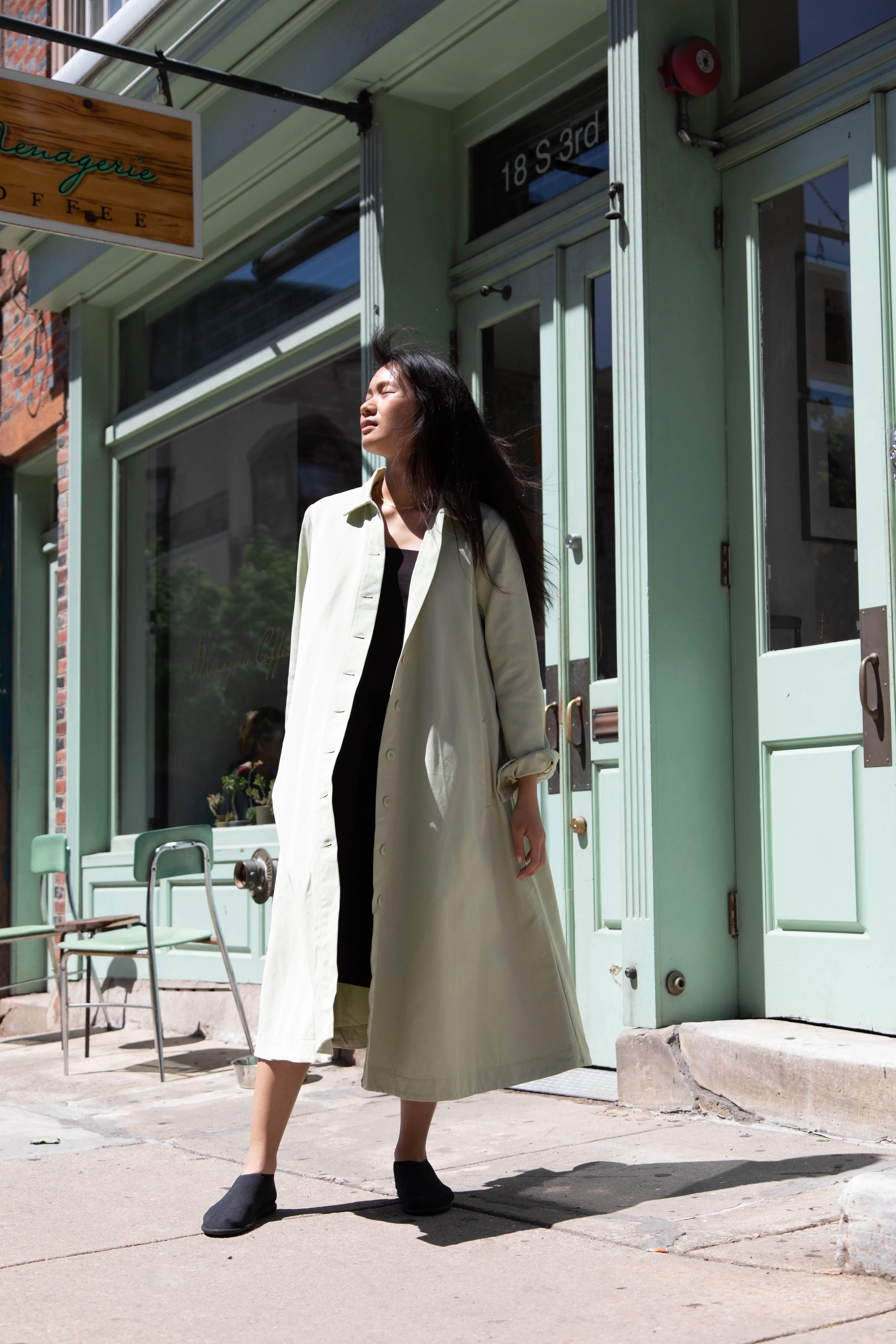 Casey Casey | Isa Coat in Jade