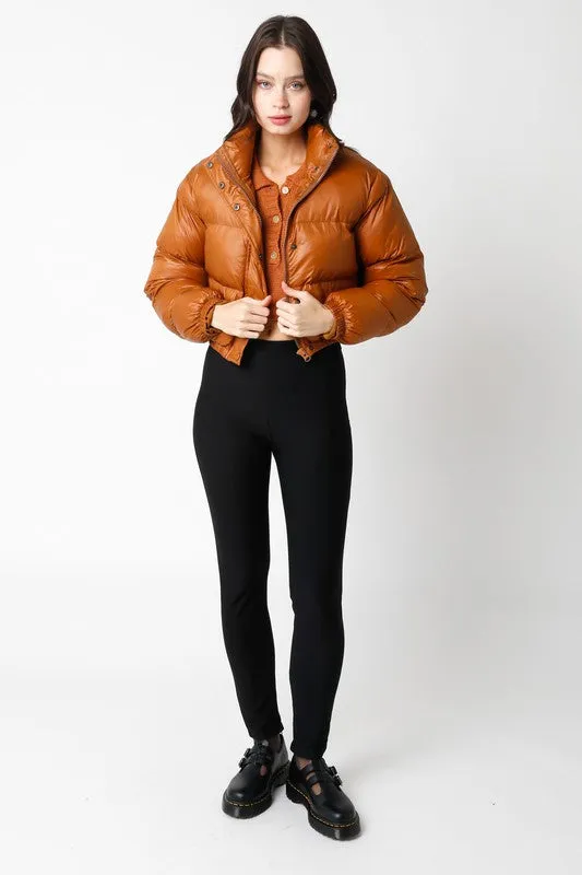 Casey Crop Button Sweater