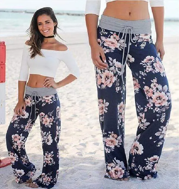Casual Print Sweatpants