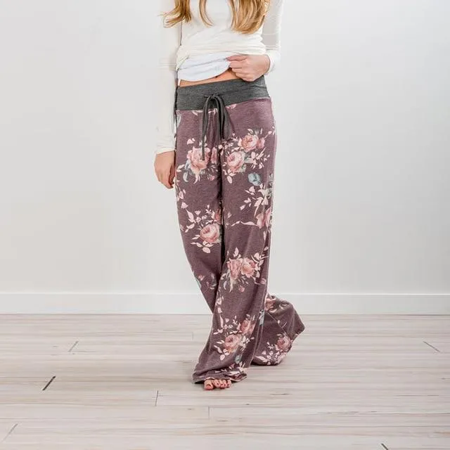 Casual Print Sweatpants