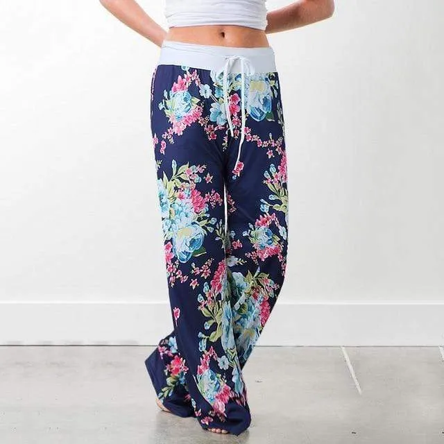 Casual Print Sweatpants