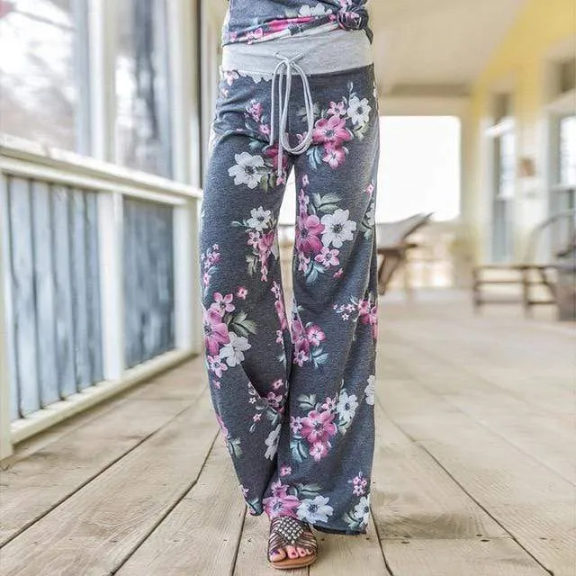 Casual Print Sweatpants
