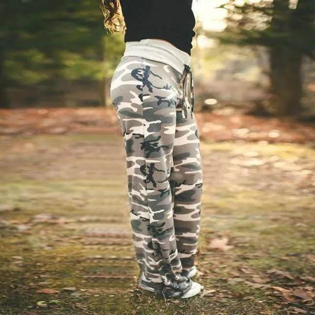 Casual Print Sweatpants