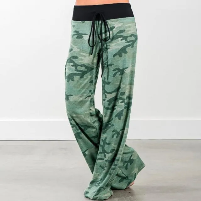 Casual Print Sweatpants