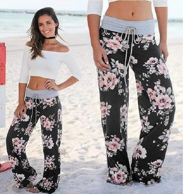 Casual Print Sweatpants