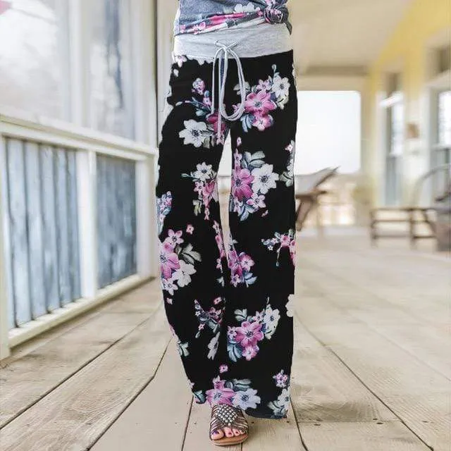 Casual Print Sweatpants