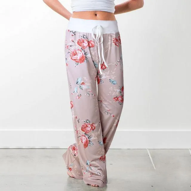 Casual Print Sweatpants
