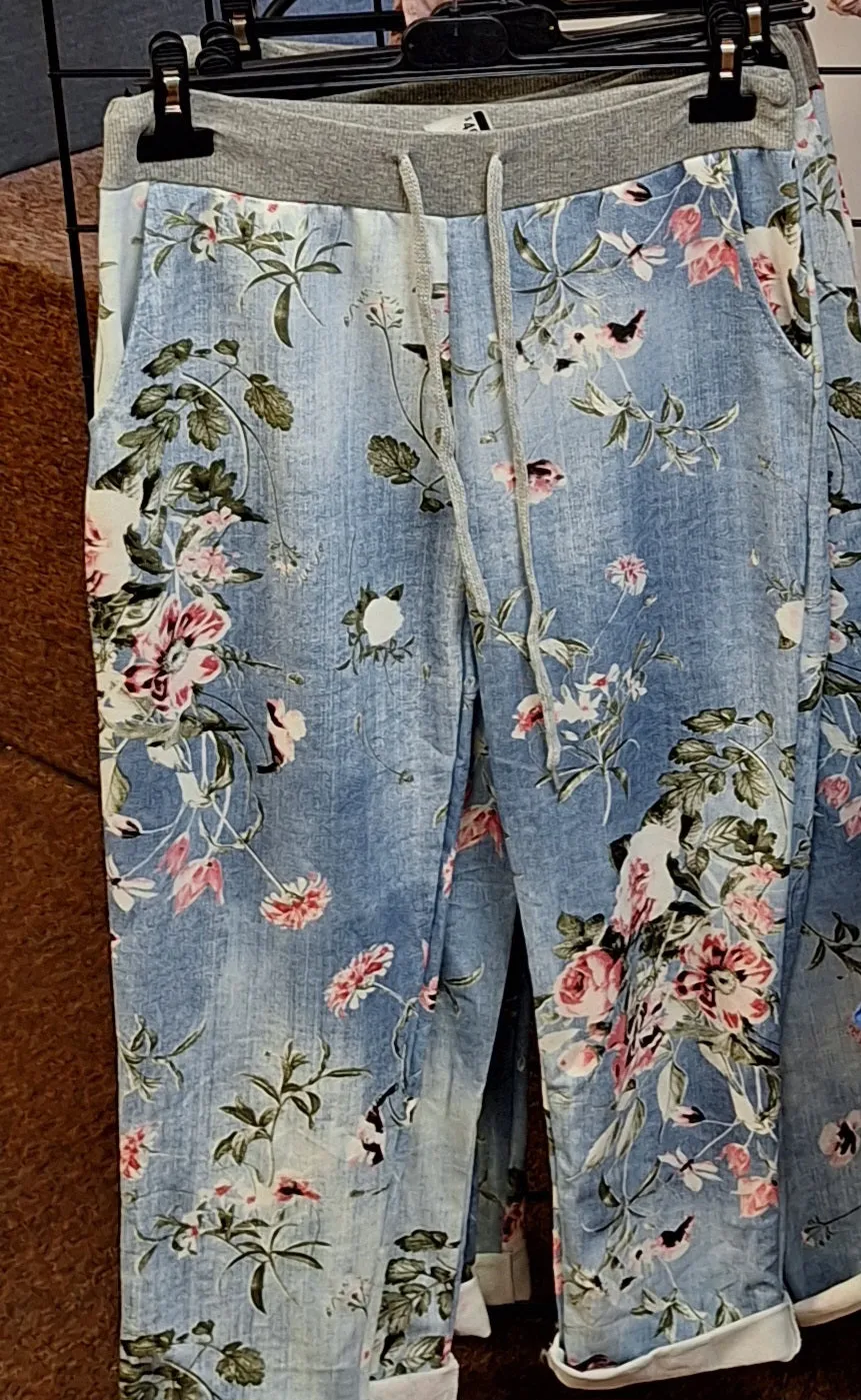 Cherishh Flower crop pant