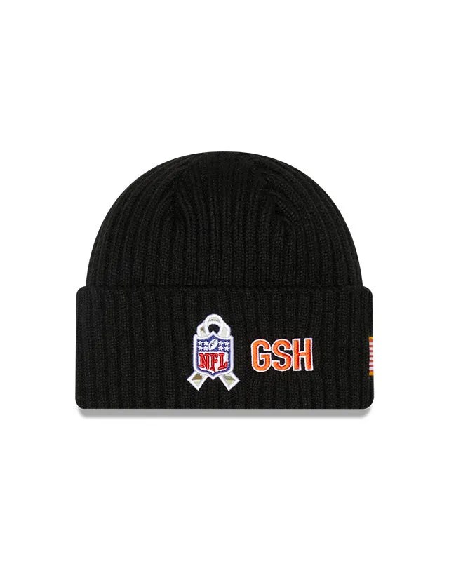 Chicago Bears New Era Salute To Service 2022 Sport Cuffed Knit Hat
