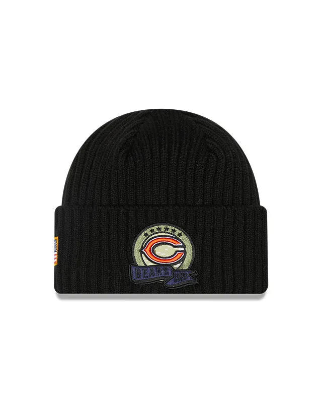 Chicago Bears New Era Salute To Service 2022 Sport Cuffed Knit Hat