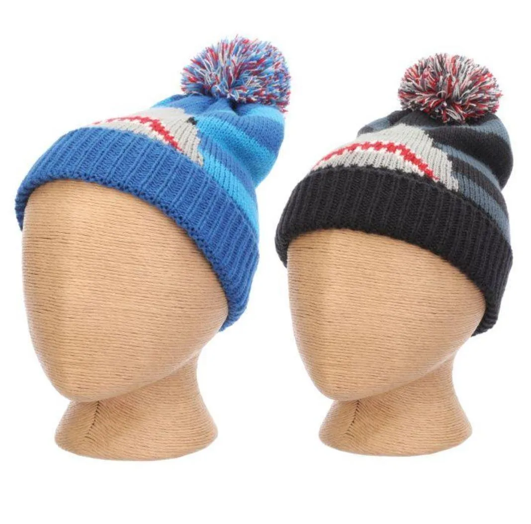 Children's Shark Knit Hat