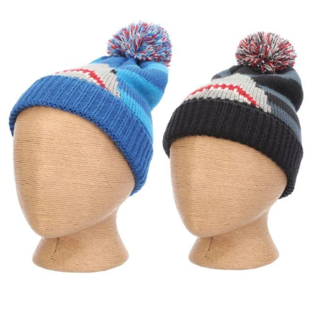 Children's Shark Knit Hat
