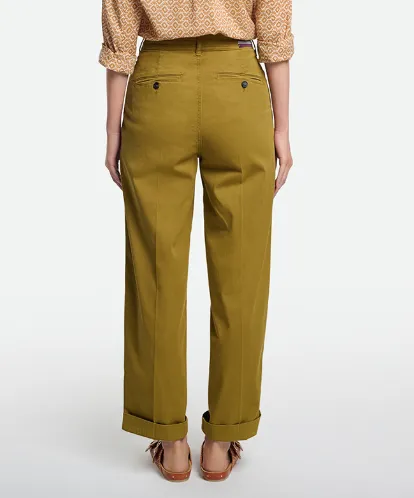 Chino Pants in Brown by Vanessa Bruno