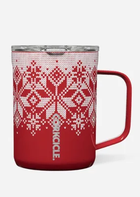 Corkcicle 16 OZ Fairisle Coffee Mug