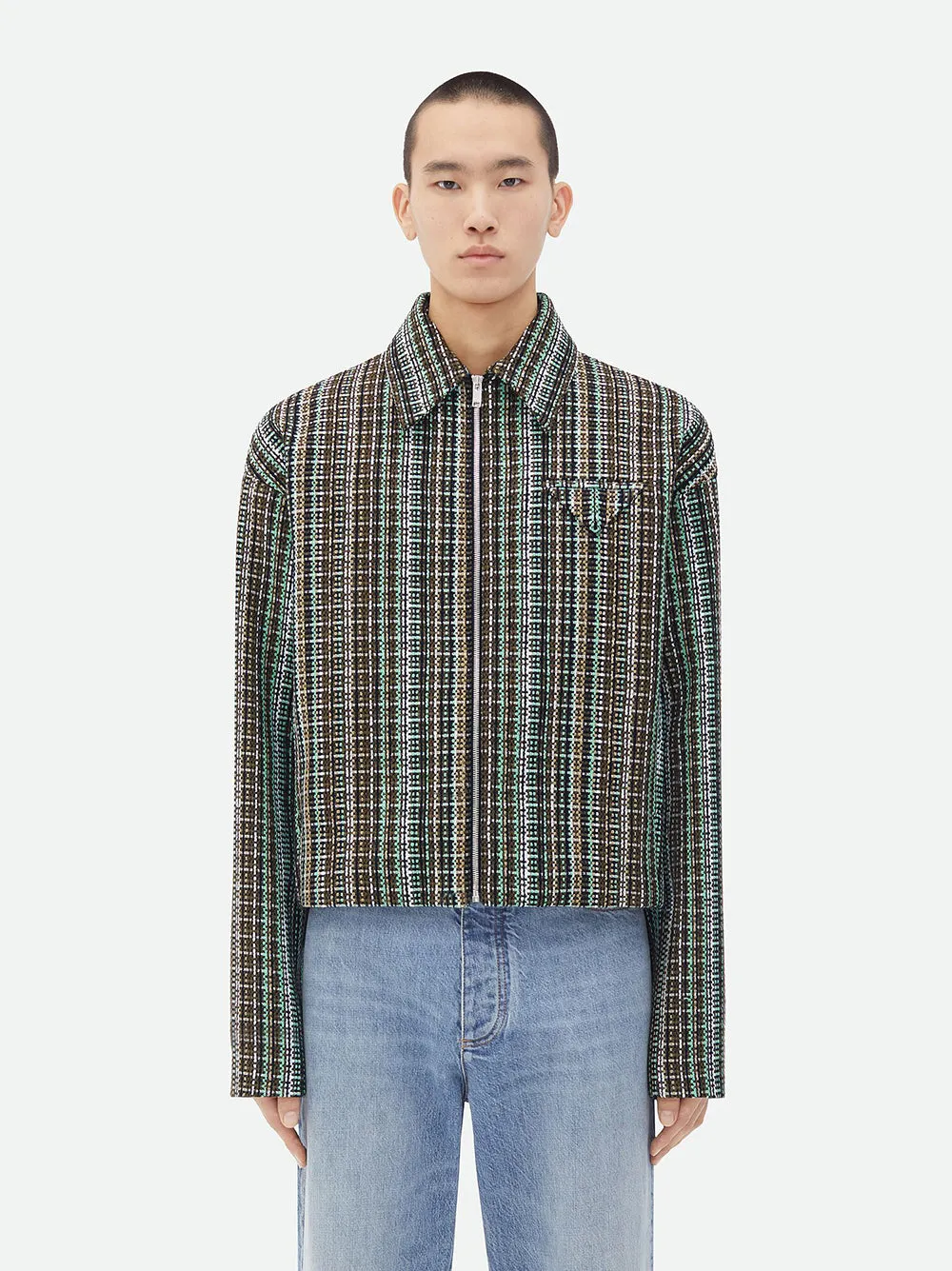 Cotton Check Jacket
