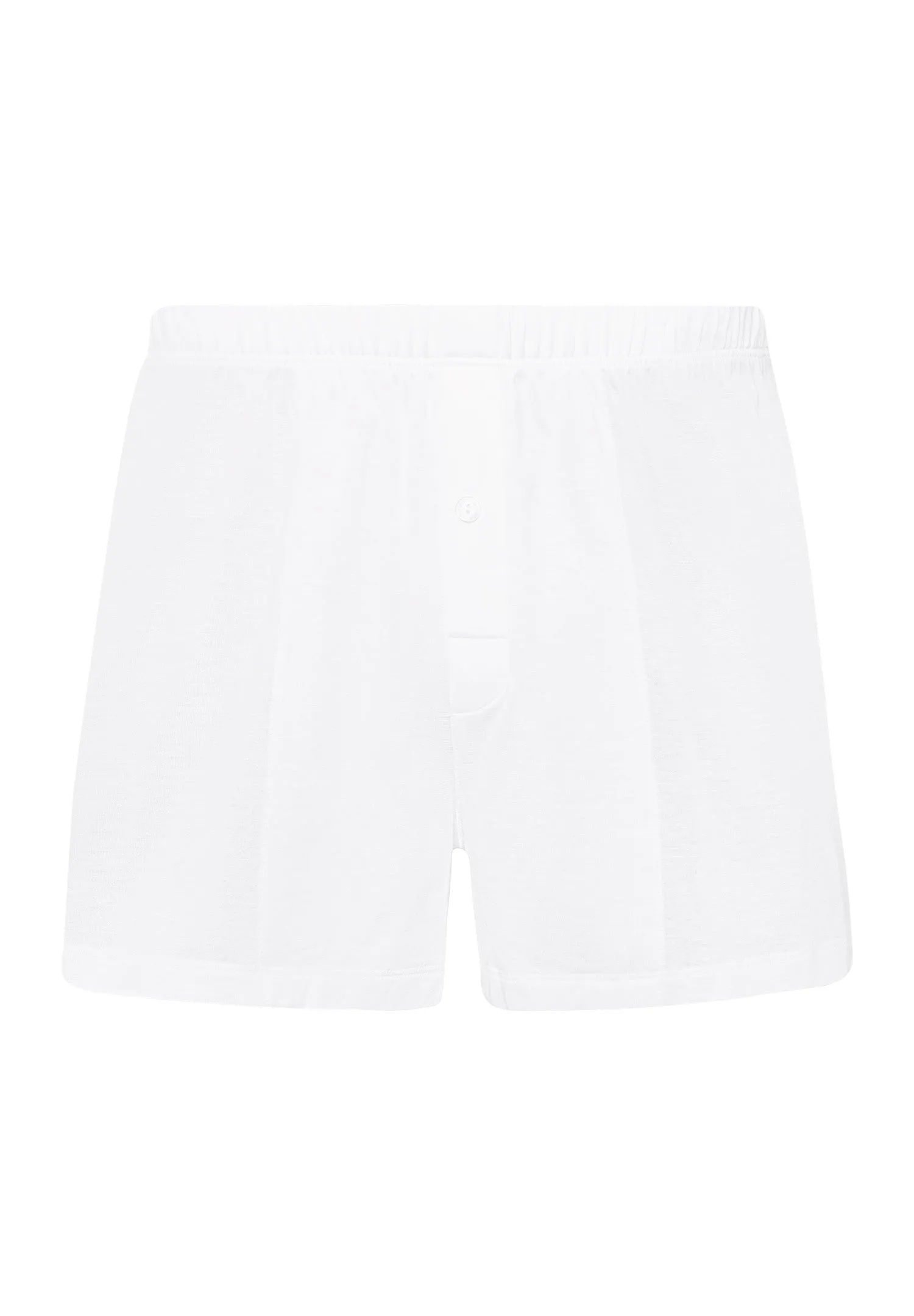 Cotton Sporty Button Fly Cotton Boxer | White 73505-101