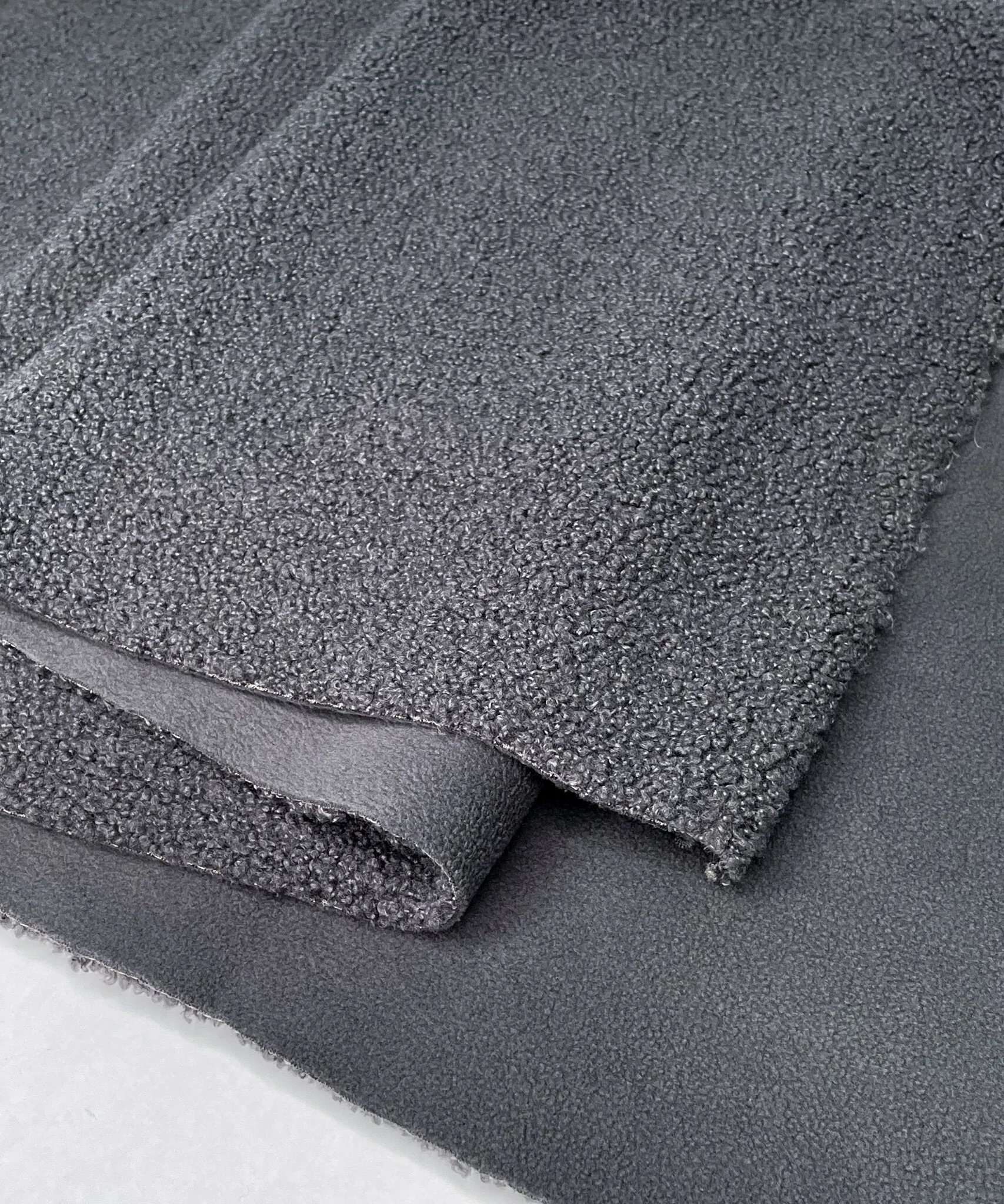 Cozy Sherpa Fleece Pullover - Smoke