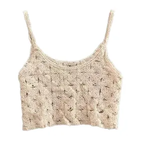 Cropped Sweater Tank Top