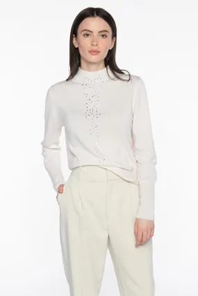 Crystal Funnel Sweater